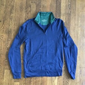 Vineyard Vines Navy/Hunter Green 1/4 Zip